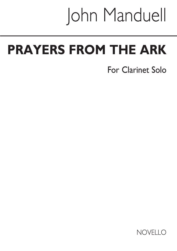 Prayers From The Ark for Solo Clarinet
